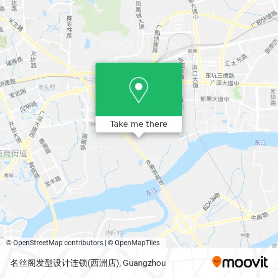 名丝阁发型设计连锁(西洲店) map