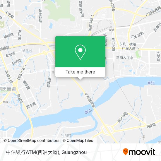 中信银行ATM(西洲大道) map