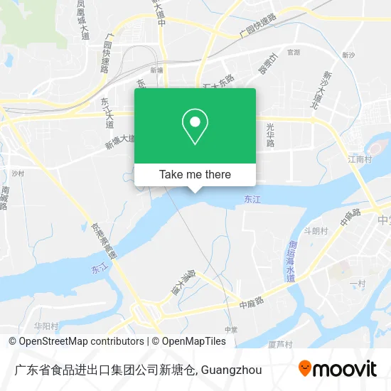 广东省食品进出口集团公司新塘仓 map