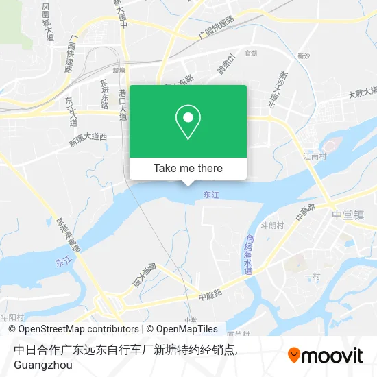 中日合作广东远东自行车厂新塘特约经销点 map