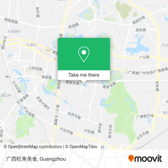 广西旺角美食 map