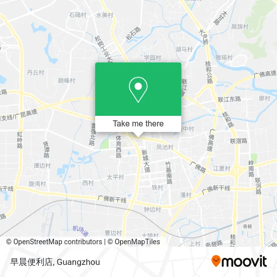 早晨便利店 map