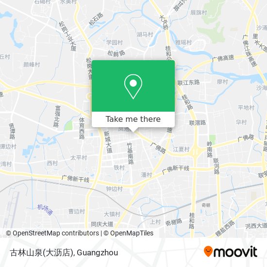 古林山泉(大沥店) map