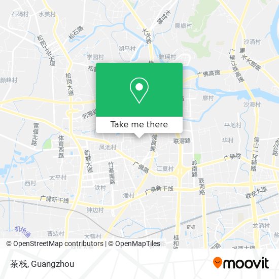 茶栈 map