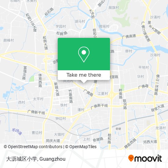 大沥城区小学 map
