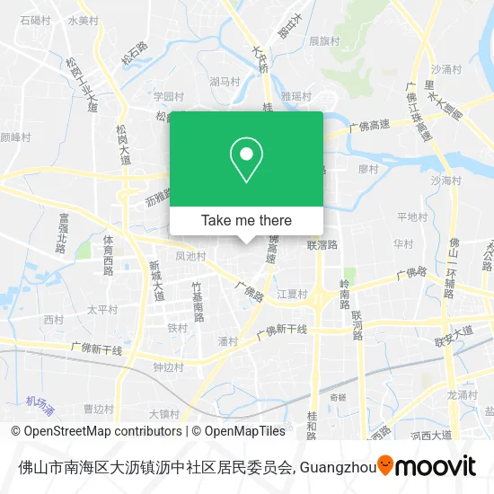 佛山市南海区大沥镇沥中社区居民委员会 map