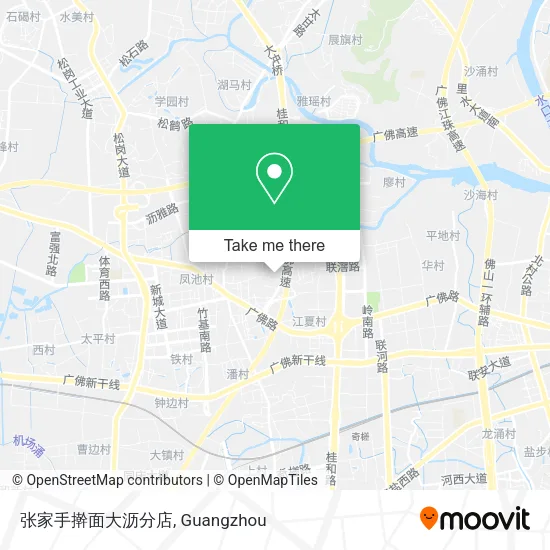 张家手擀面大沥分店 map