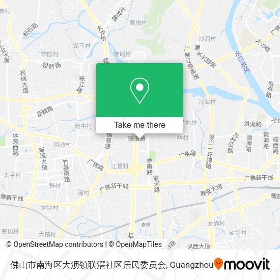 佛山市南海区大沥镇联滘社区居民委员会 map