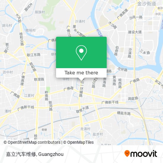 嘉立汽车维修 map