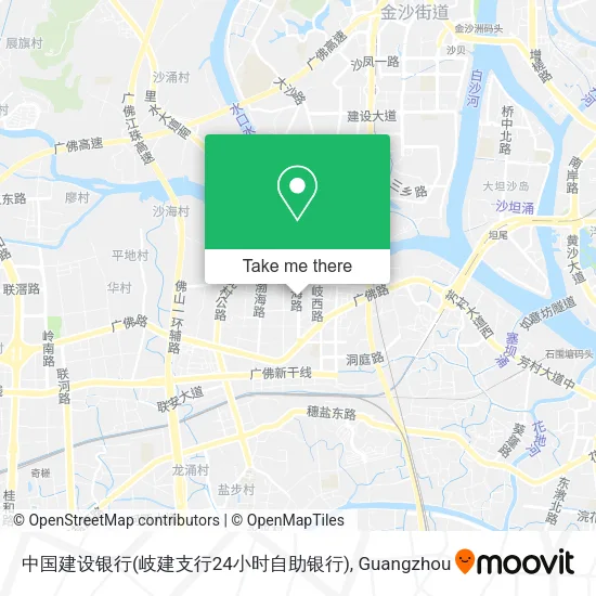 中国建设银行(岐建支行24小时自助银行) map