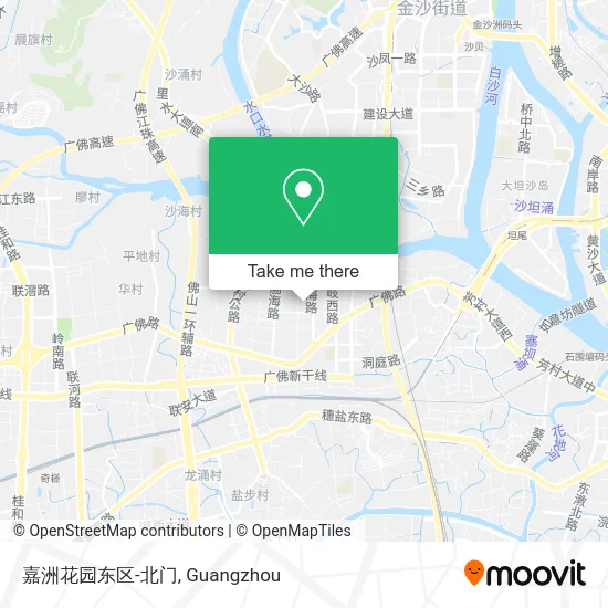 嘉洲花园东区-北门 map