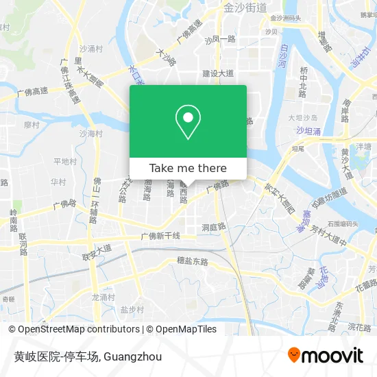 黄岐医院-停车场 map