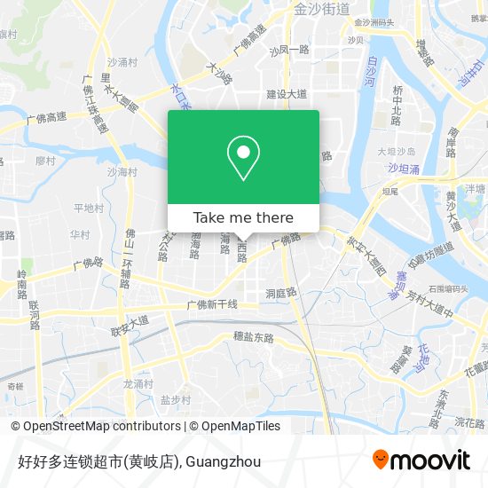 好好多连锁超市(黄岐店) map
