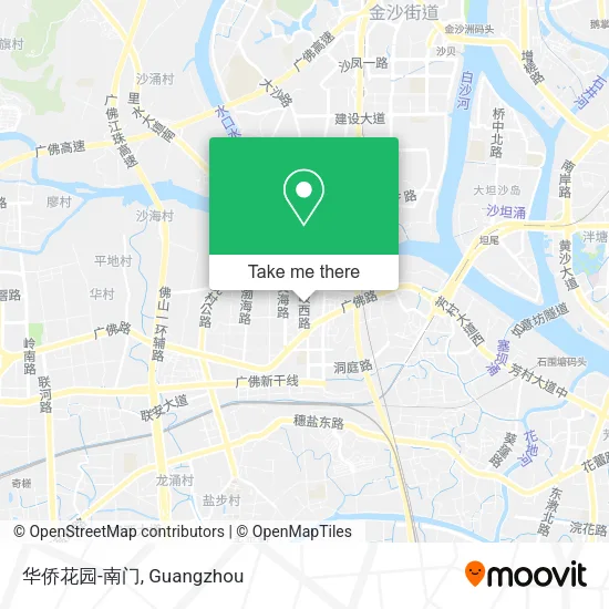 华侨花园-南门 map