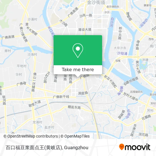 百口福豆浆面点王(黄岐店) map