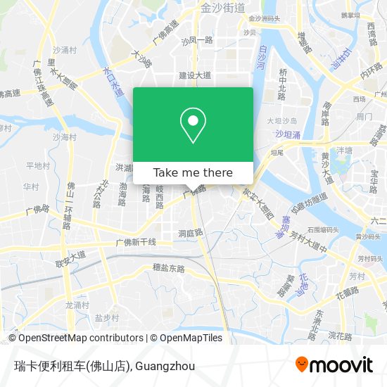 瑞卡便利租车(佛山店) map