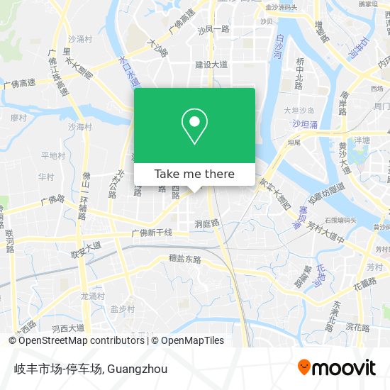 岐丰市场-停车场 map