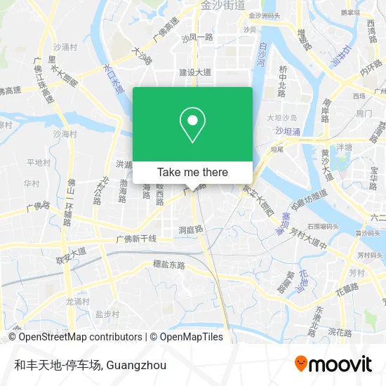 和丰天地-停车场 map