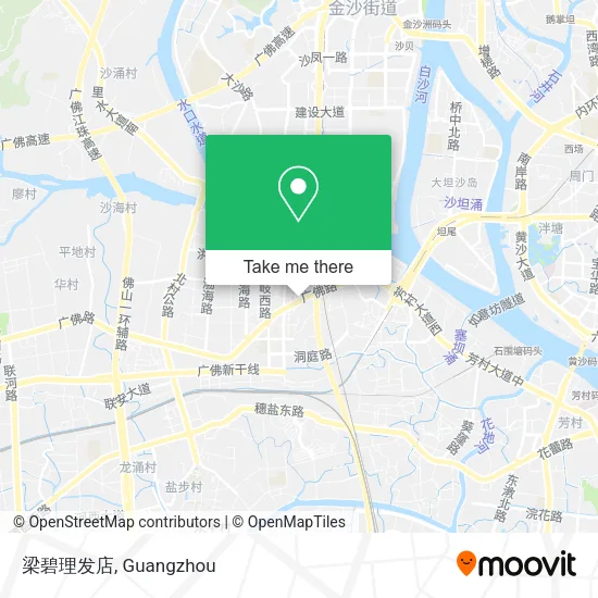 梁碧理发店 map