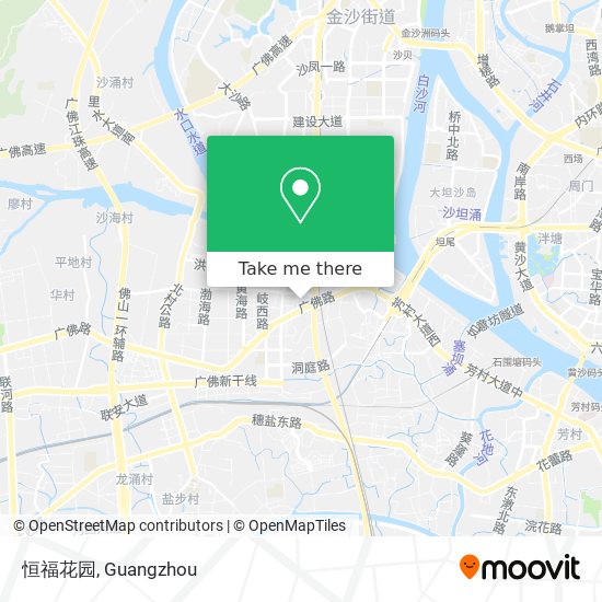 恒福花园 map