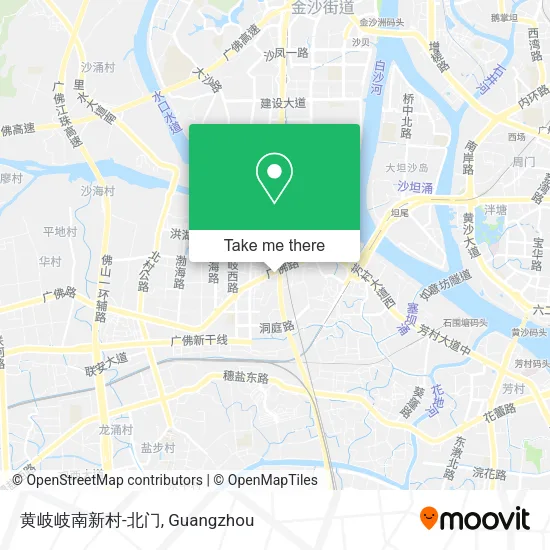 黄岐岐南新村-北门 map