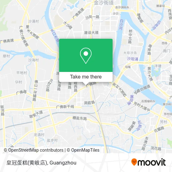 皇冠蛋糕(黄岐店) map