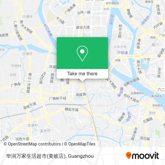 华润万家生活超市(黄岐店) map