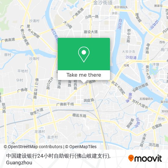 中国建设银行24小时自助银行(佛山岐建支行) map