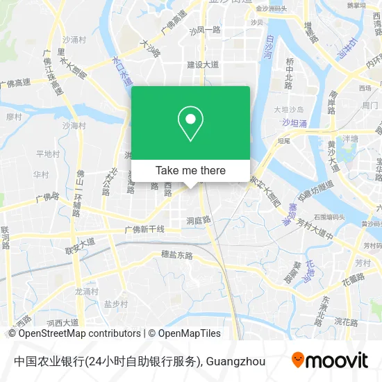 中国农业银行(24小时自助银行服务) map