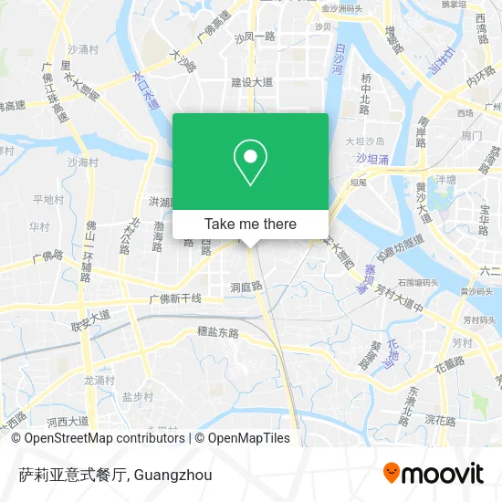 萨莉亚意式餐厅 map