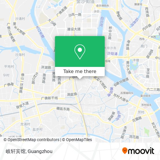 岐轩宾馆 map