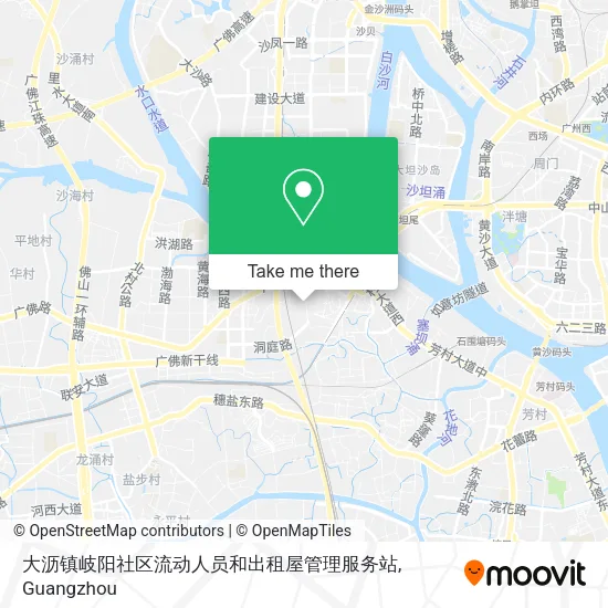 大沥镇岐阳社区流动人员和出租屋管理服务站 map