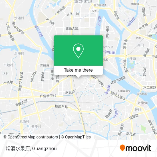 烟酒水果店 map