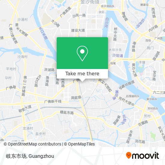 岐东市场 map