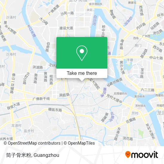 筒子骨米粉 map