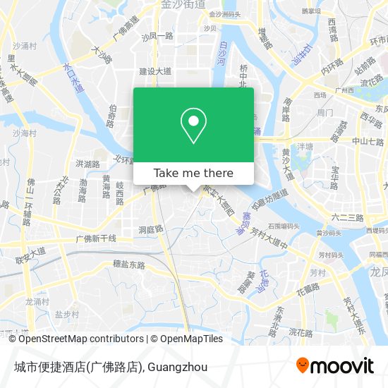 城市便捷酒店(广佛路店) map
