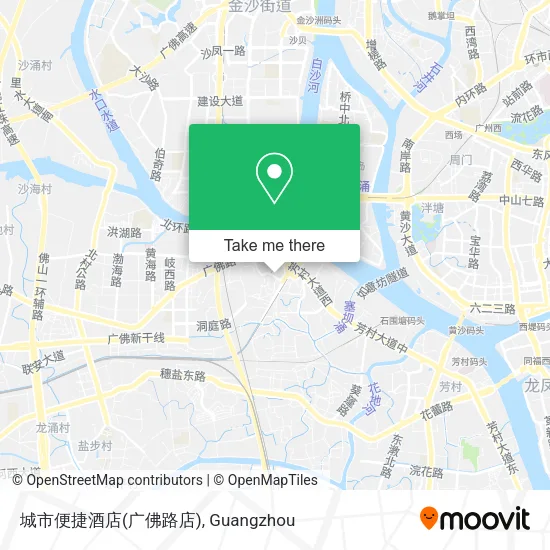 城市便捷酒店(广佛路店) map