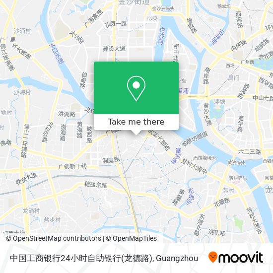 中国工商银行24小时自助银行(龙德路) map