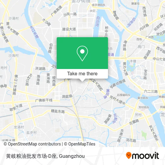 黄岐粮油批发市场-D座 map