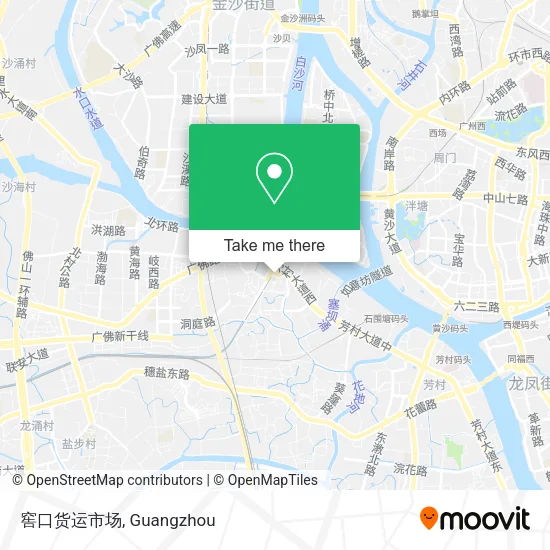 窖口货运市场 map