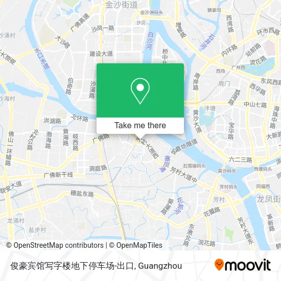 俊豪宾馆写字楼地下停车场-出口 map