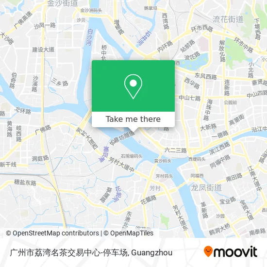 广州市荔湾名茶交易中心-停车场 map