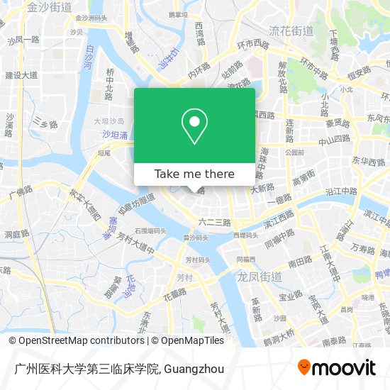 广州医科大学第三临床学院 map