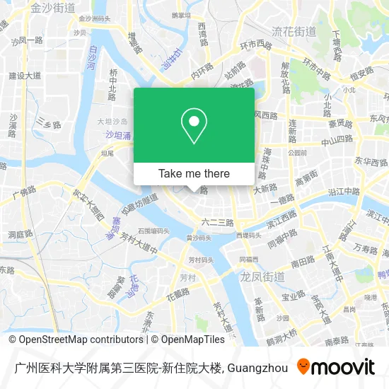 广州医科大学附属第三医院-新住院大楼 map