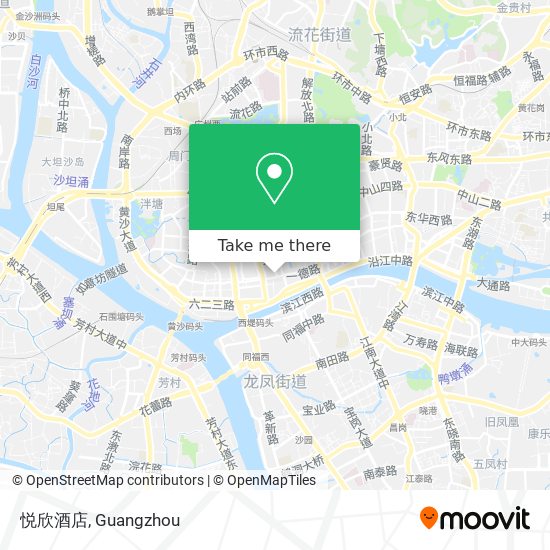 悦欣酒店 map