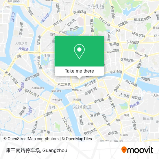 康王南路停车场 map