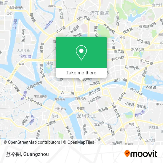 荔裕阁 map