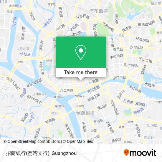 招商银行(荔湾支行) map
