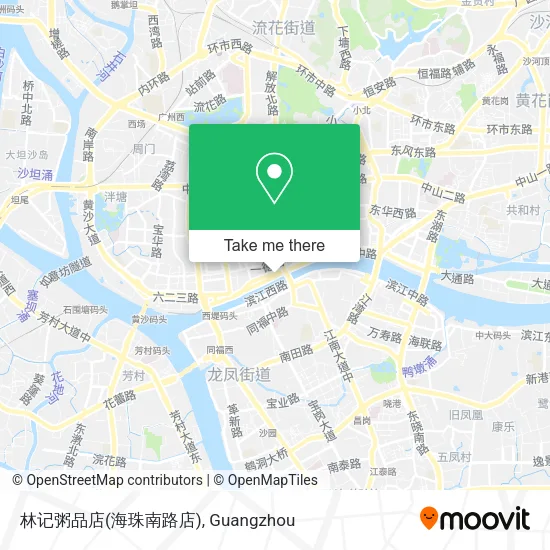 林记粥品店(海珠南路店) map