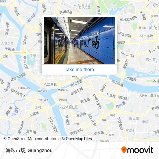 海珠市场 map